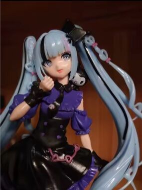 Anime Hatsune Miku 22CM Kuromi Hatsune Action Figure Model Toys Action Model